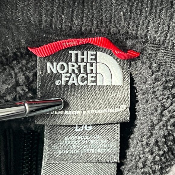 The North Face Quarter Zip Pull Over Jacket Mens Large Black * - Picture 3 of 7